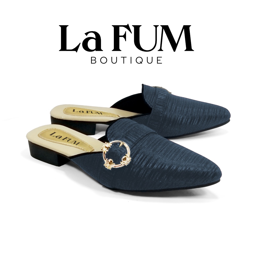 Primrose Sandal - Sendal Mules Hak Flat Wanita by La FUM