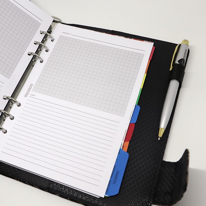 

Wow Cover Agenda Kulit - Planner Book Batik Edition (Hitam) Gilaa!!!