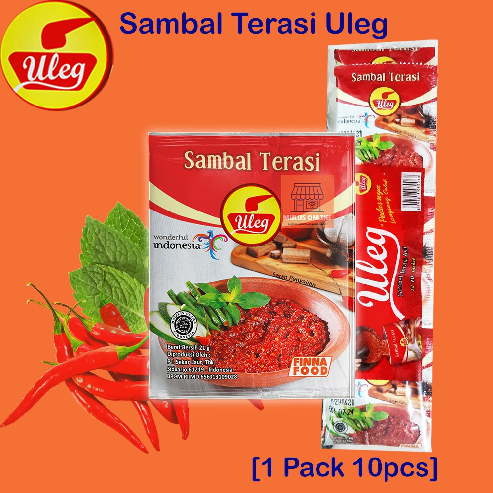 

Sambal Uleg Terasi [perpack isi 10pcs] Fina Food Murah
