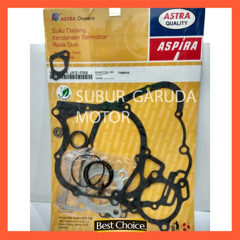 Jual PAKING GASKET FULL SET JUPITER Z BURHAN VEGA R NEW MERK ASPIRA ORI Indonesia
