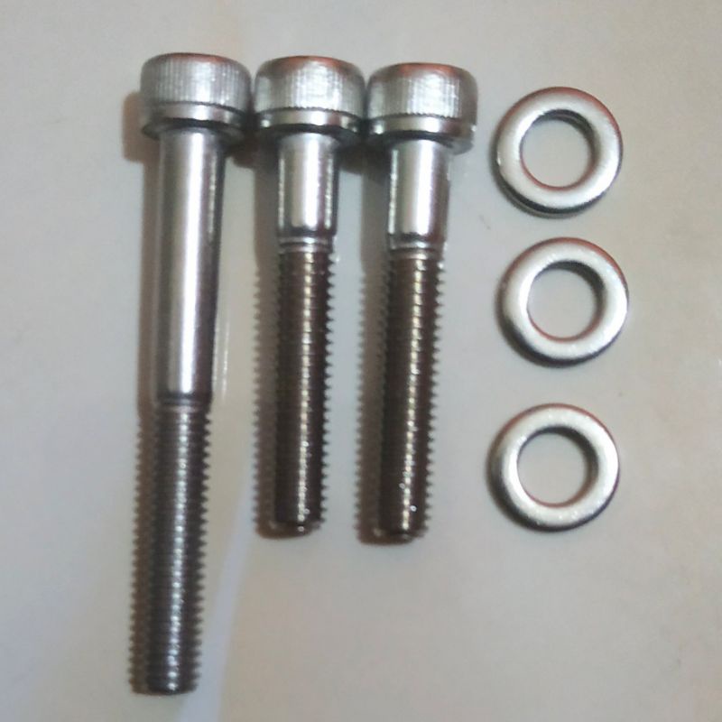 Baut Tutul Gear Depan Ninja 150 R RR SS Stainless 304