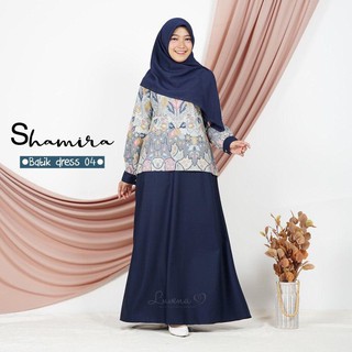 SHAMIRA BATIK  BY LUVENA BAJU  KERJA BATIK  GAMIS BATIK  