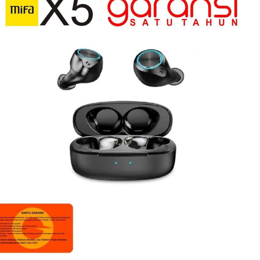 Stok terbatas - MIFA X5 TWS Earphone Bluetooth Headset Sport suksessor X1