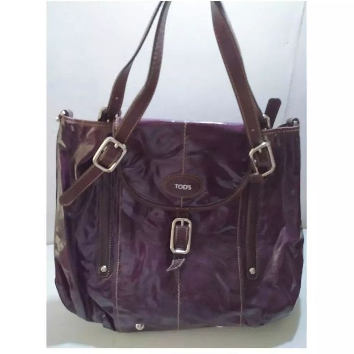 (Baru) Tas Wanita merk TOD'S, warna ungu