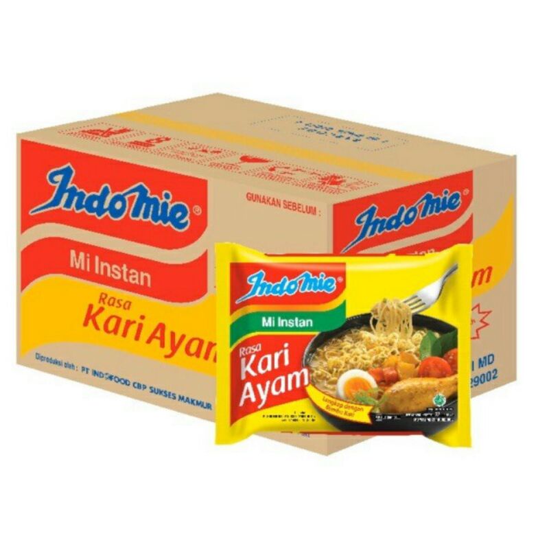 Jual Indomie Kari Ayam Gram Dus Isi Pcs Shopee Indonesia