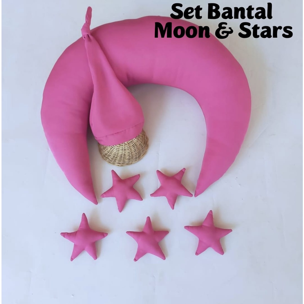 Set Bantal Moon And Star Anak Unik/Bantal Anak