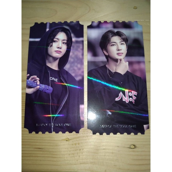 HOLO TIKET MOTS BTS JUNGKOOK & RM [READY INA]