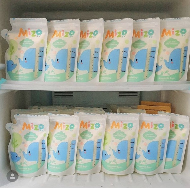 MIZO Breastmilk Storage Bag / Kantong Asi 120ml Isi 30pc