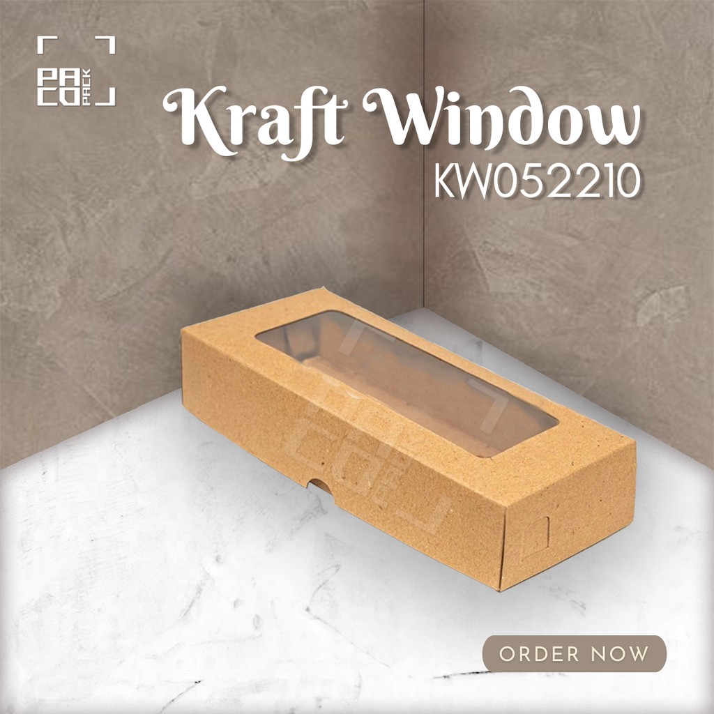 

[ LAMINASI ] Box Kraft Mika Packaging Kemasan 22 x 10 x 5