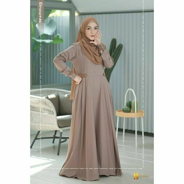 Murah Plain Dress / Size M L XL XXL / Maxy Dress / Maxi Dress / Bisa COD / Gamis Jumbo / Busui Wanita AL Keren