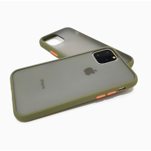 Case Iphone x / xs Shockproof Matte Transparent Back Caver Case