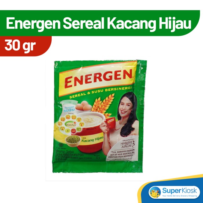 

Energen Sereal Kacang Hijau 30gr