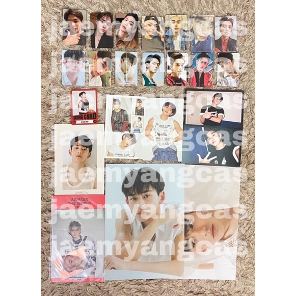 LUCAS NCT WAYV SUPERM PHOTOCARD ALBUM PC SEASON GREETINGS BENEFIT 2