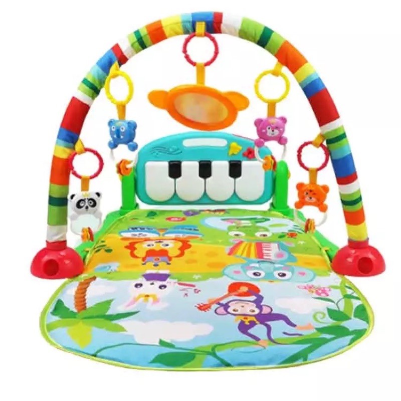 JOYLUMIERE - Baby Gym Piano Playmat/ Multifunction Piano Fitness Rack