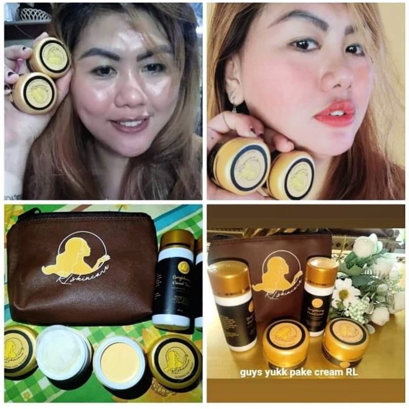 RL SKINCARE CEPAT GLOWING DAN AMAN SUDAH BPOM cream malam dan toner.