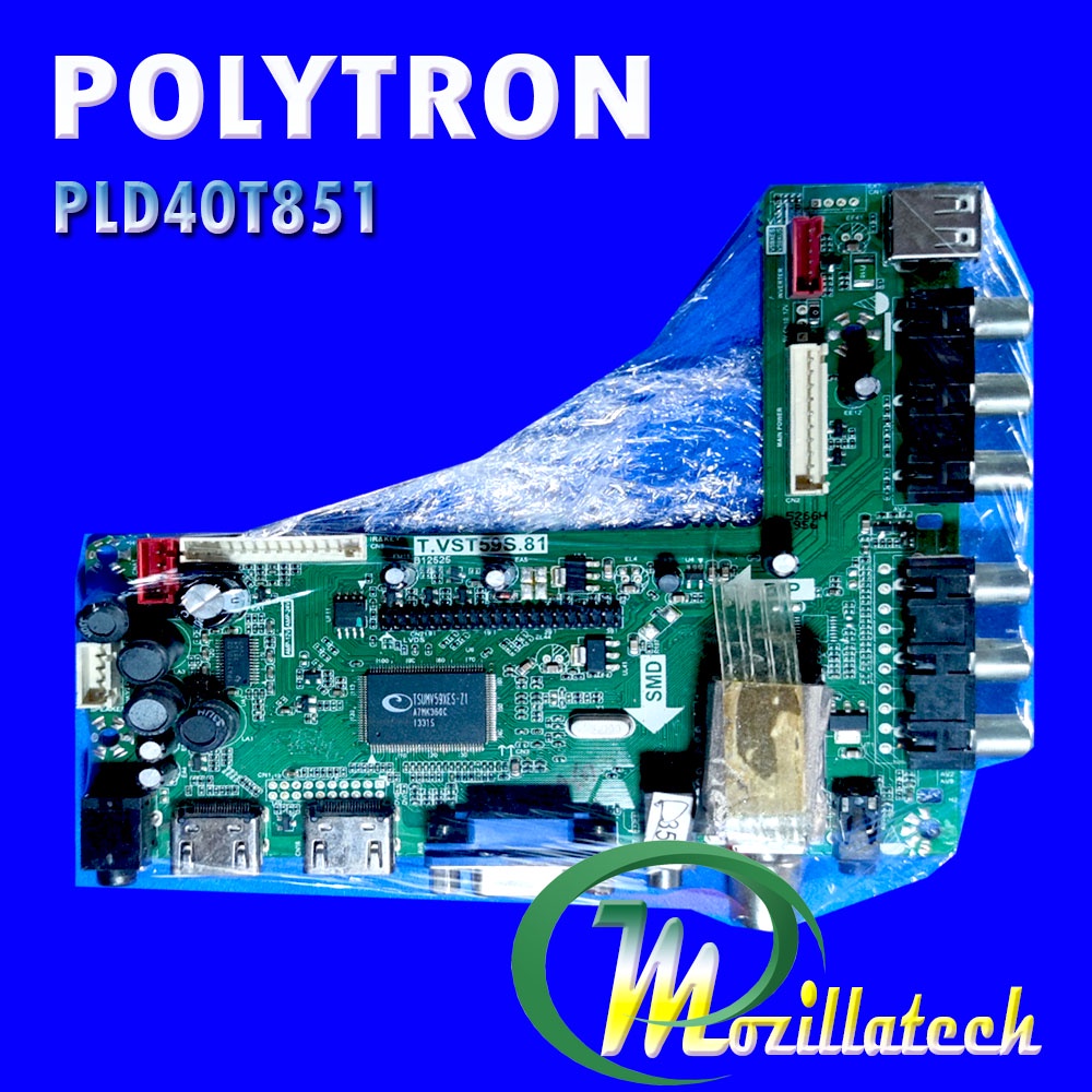 MAINBOARD MB MESIN TV POLYTRON PLD40T851 PLD 40T851