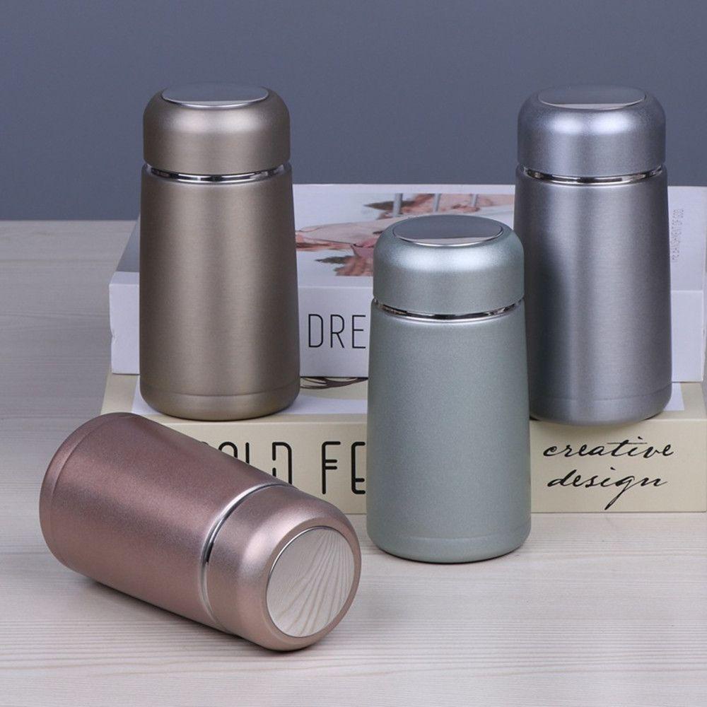 Solighter 350ML Mug Kopi Hadiah Botol Air Portable Stainless Steel