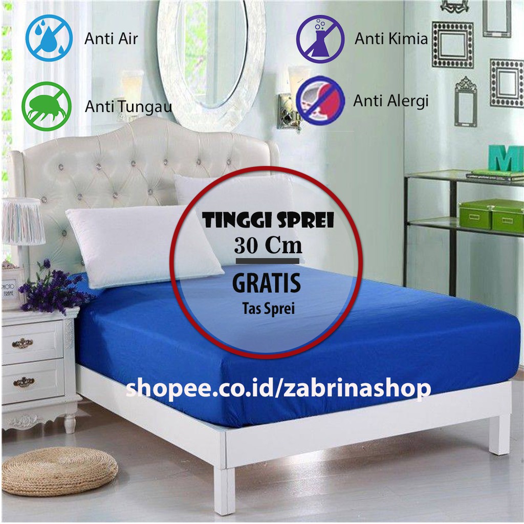 ( Harga Grosir / BISA COD  ) Sprei waterproof  Bahan Import Harga Termurah-1