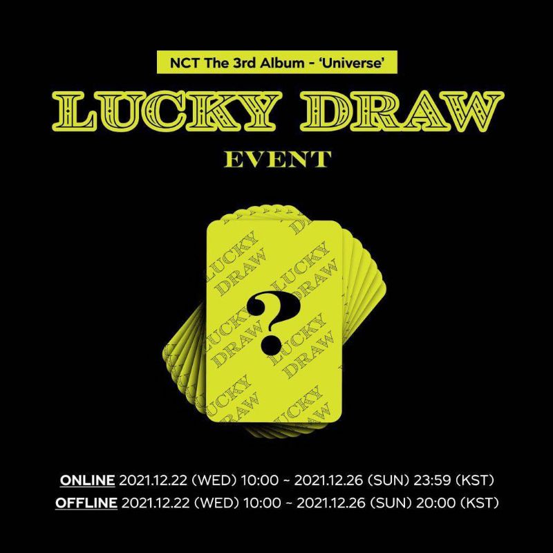 NCT Universe vers photobook NCT 2021 LuckyDraw