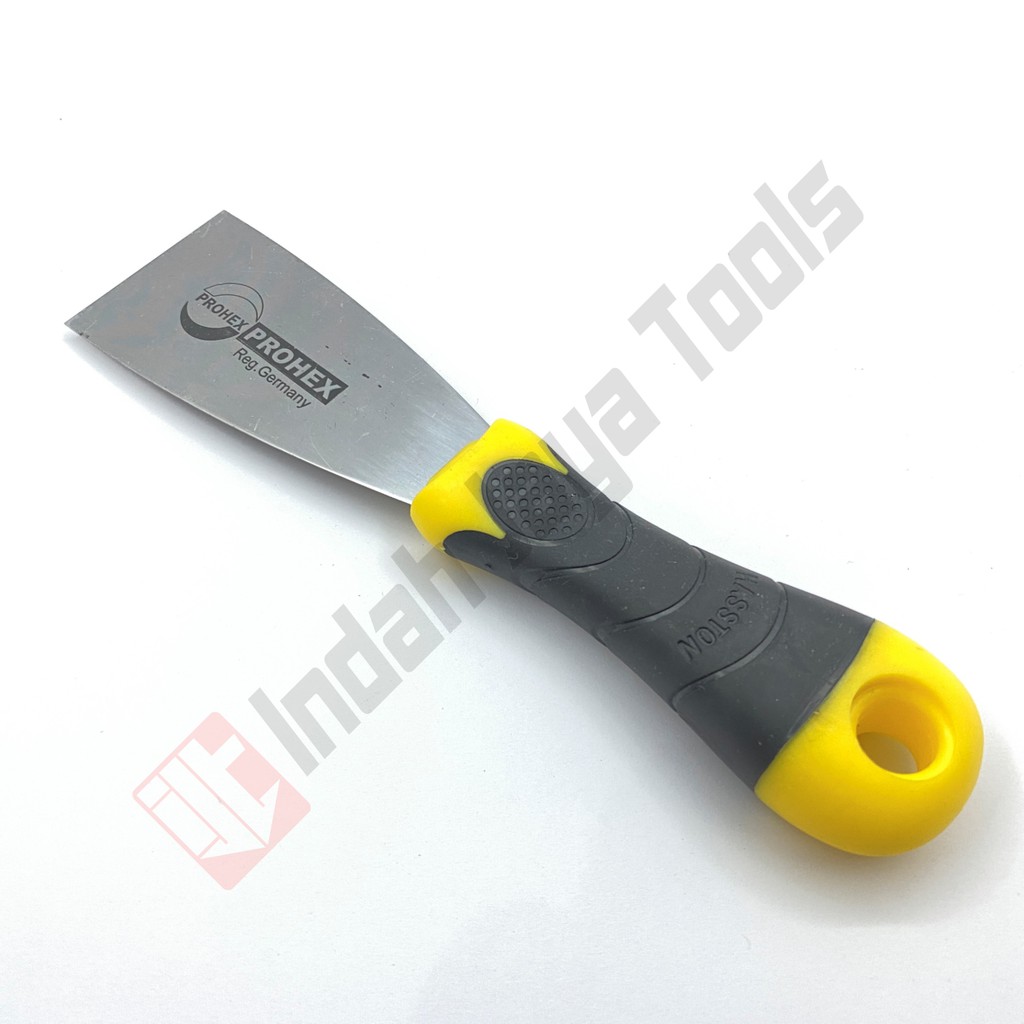 HASSTON PROHEX 2060-014 Kape Scrapper 2 Inch - Skrap Gagang Karet Kapi Cat Stainless