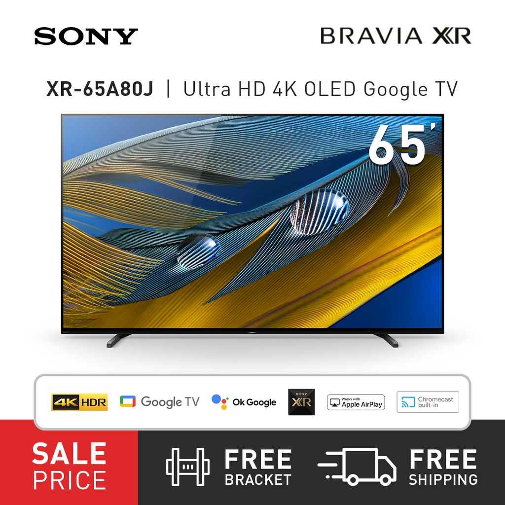 Jual SONY Bravia OLED A80J 4K HDR Smart TV 65 Inch XR-65A80J - Black ...