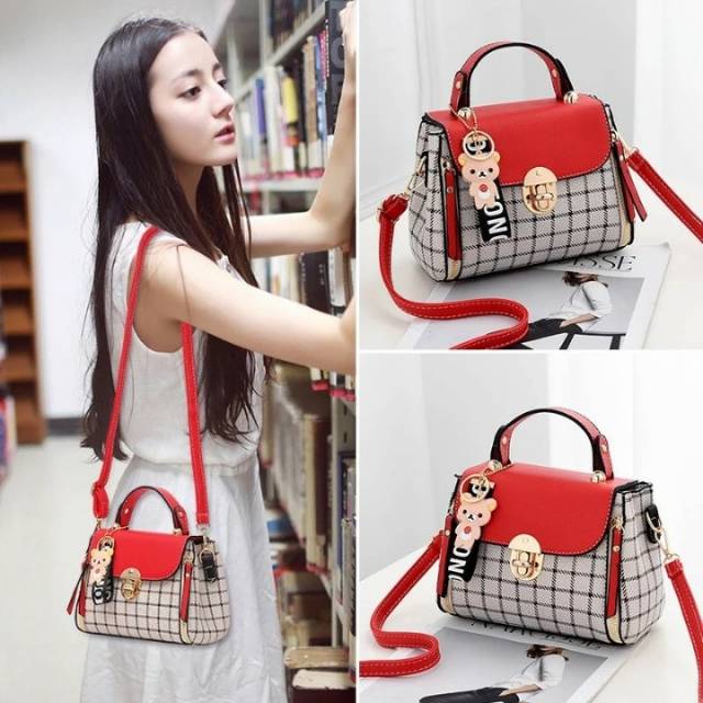 GT 1361 BQ 2046 GI 387 RISCE Tas selempang import wanita cewek perempuan JT EL 200 LT 1275 CR 7041