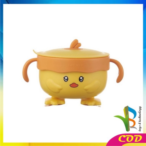 

Unik RB-C350 Mangkok Makan Stainless Steel Karakter Ayam Tutup Fresh Bowl - C350 KUNING Berkualitas