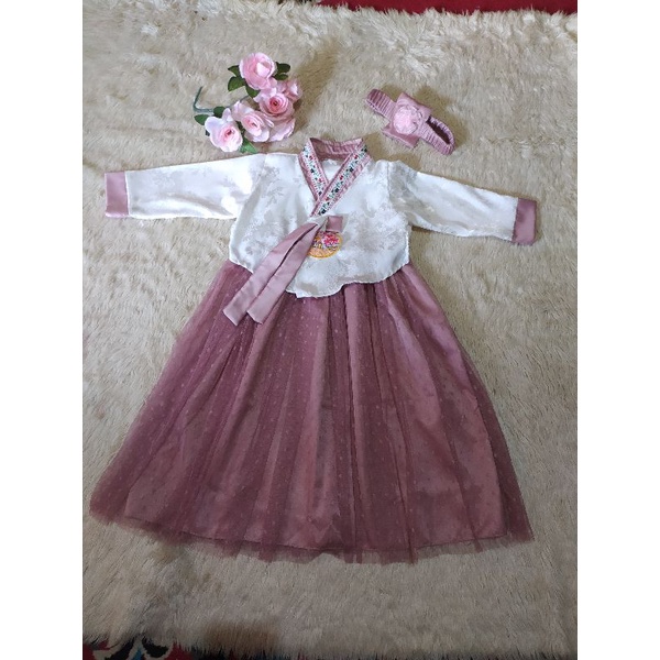 HANBOK DRESS ANAK/DRESS GAUN KOREA ANAK
