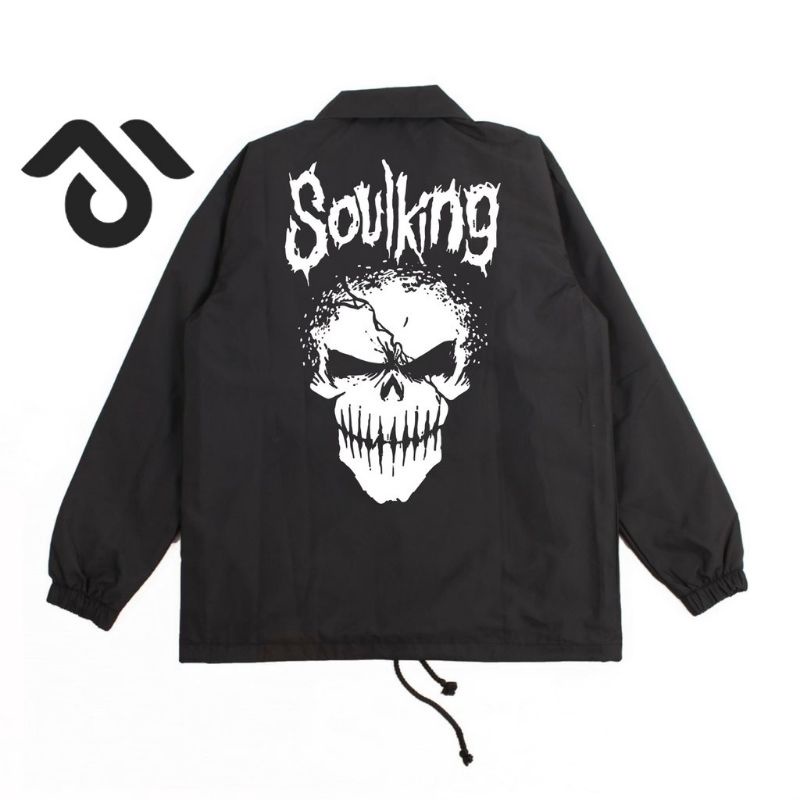 Jaket Coach Anime One Piece Soulking Head Premium Available Size M L XL