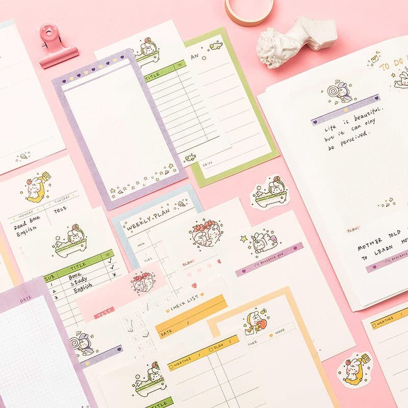 

Super Cute Rabbit Series Memopad / Memo Sticky Notes Motif Kelinci Lucu Unik Murah