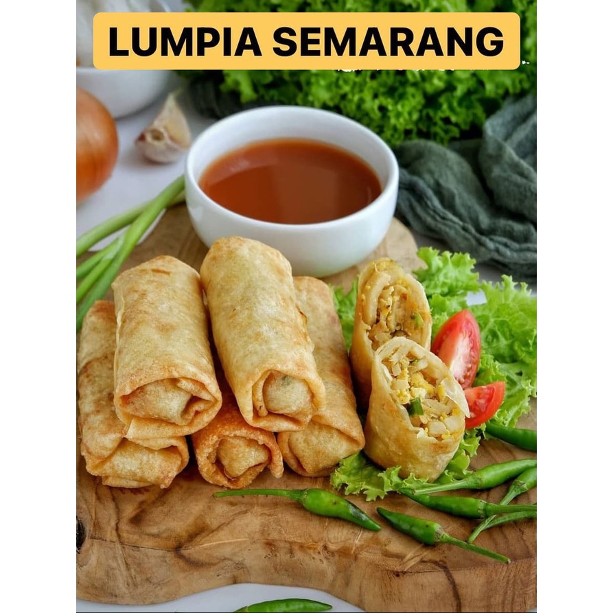 

[FREE 10 PCS] LUMPIA REBUNG MERCON ASLI SEMARANG / OLEH-OLEH KHAS SEMARANG LUMPIA VACUM FROZEN