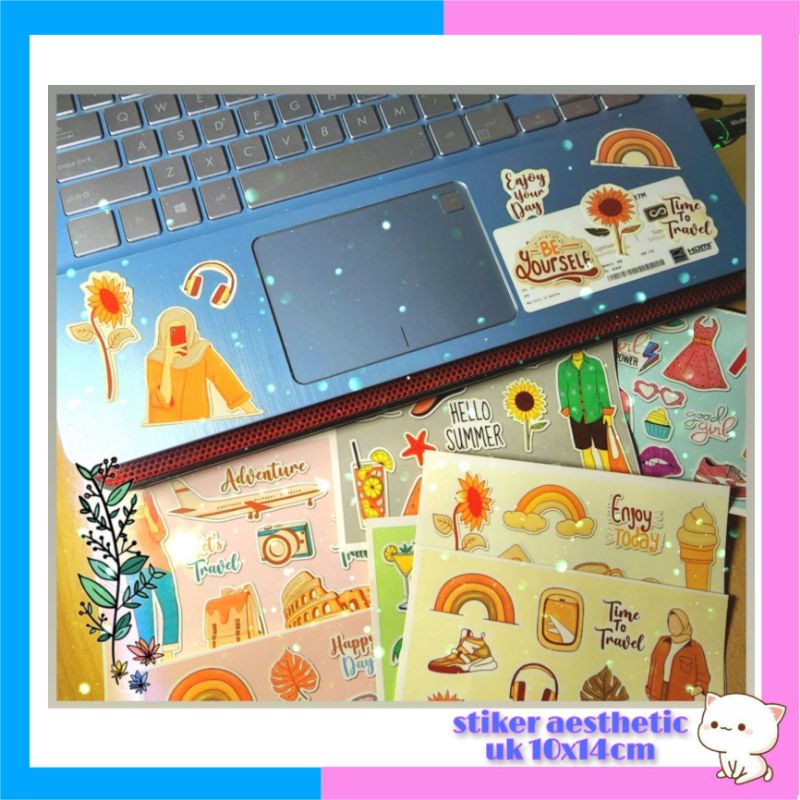 

stiker aesthetic stiker case stiker laptop