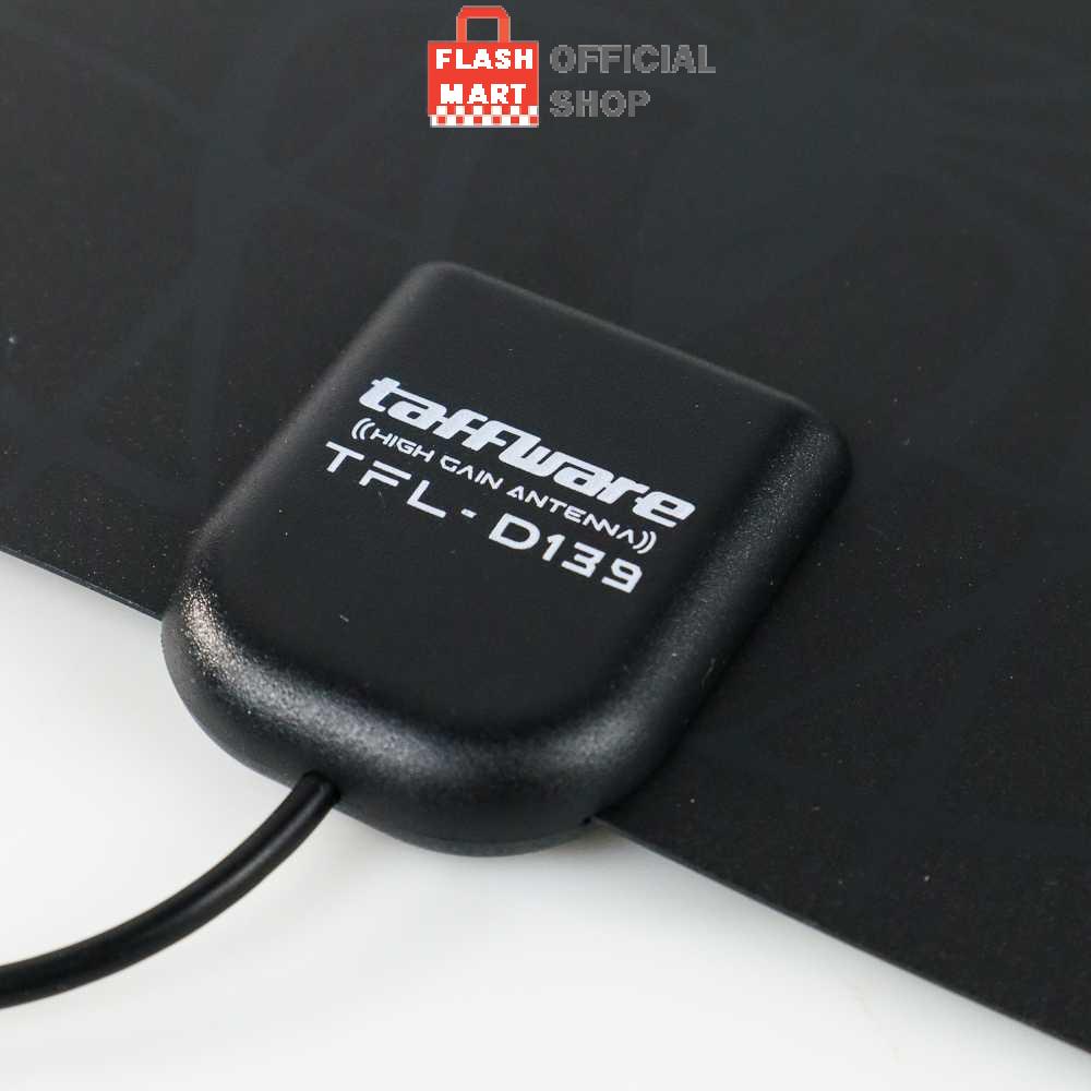 Flashmart  TFL-D139 Antena TV Digital DVB-T2 4K 25 dB Spider Pattern