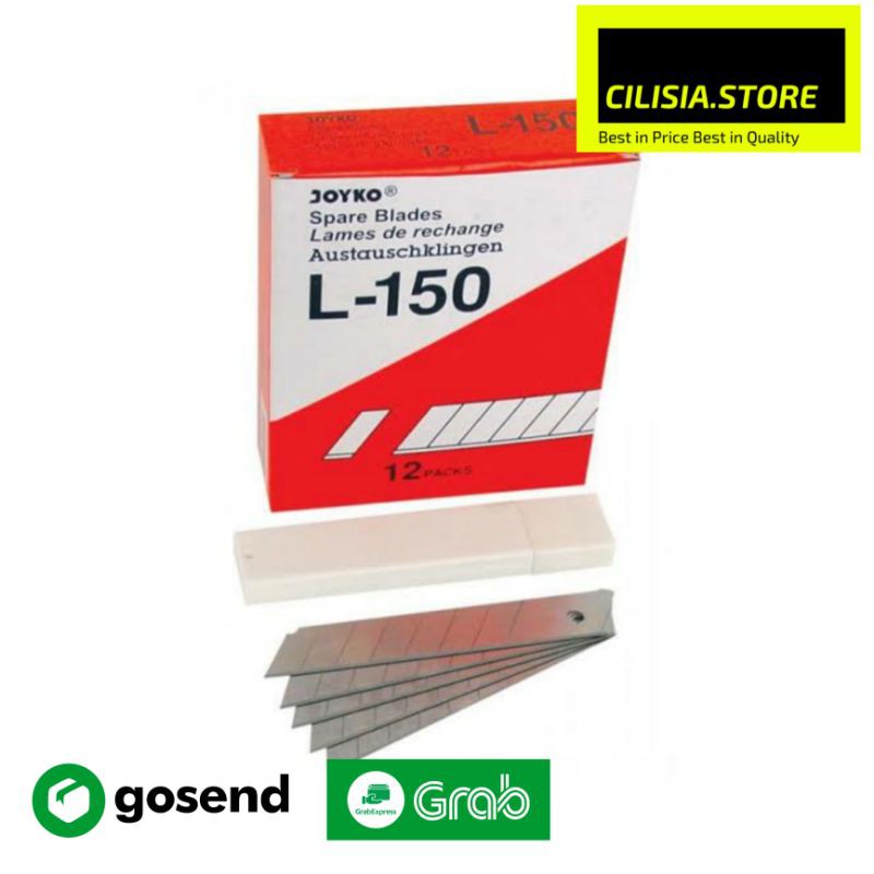 

Isi Pisau Cutter Besar Joyko Refill L150 Isi 5 Pisau Tube