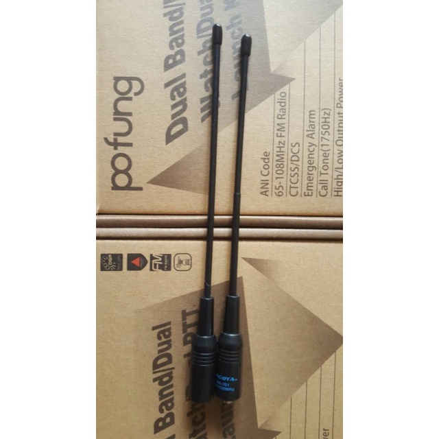 Antena walkie talkie Baofeng Pofung UV-21 lebih dari Nagoya NA701 utk HT  bf888s uv5r uv82 uv 5re