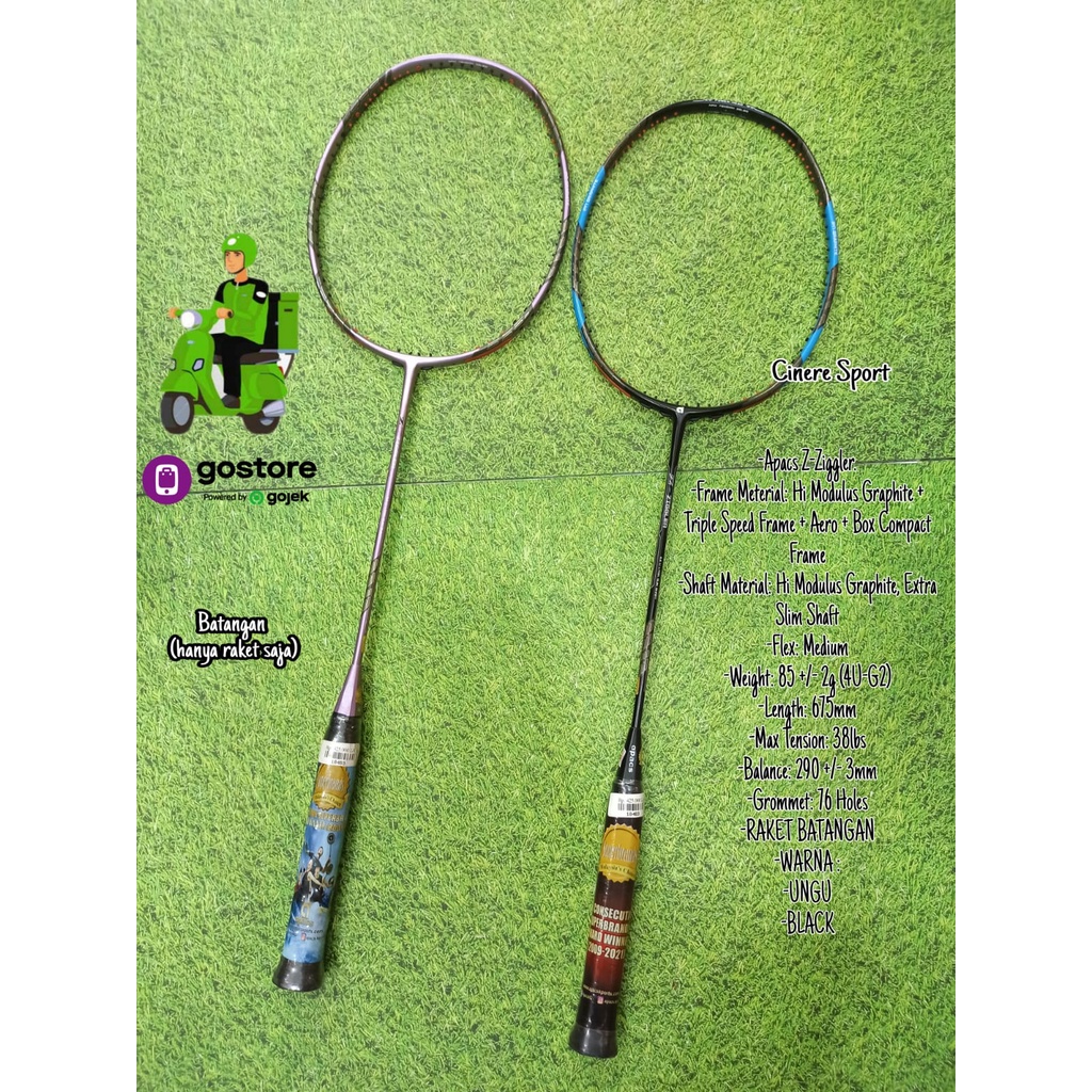 Raket Badminton Apacs Z Ziggler Ziggler limited (ORIGINAL) 38lbs / Raket Badminton Apacs
