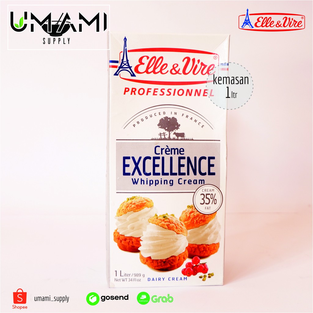 

Elle & Vire - Whipping Cream - 1ltr