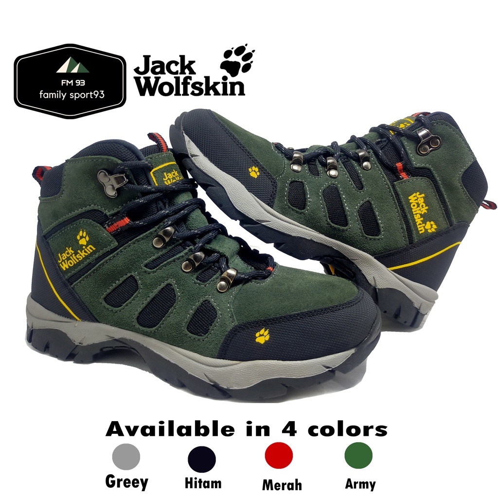 Sepatu Hiking Wanita Jack Wolfskin Sepatu Gunung Outdoor Wanita Sepatu Hiking-Tracking Wanita Murah