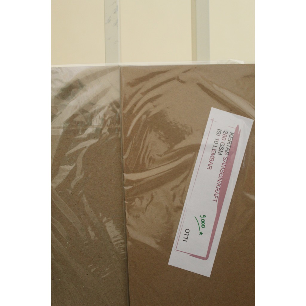 

kertas samsons/kraft 280 gsm (10 lembar)