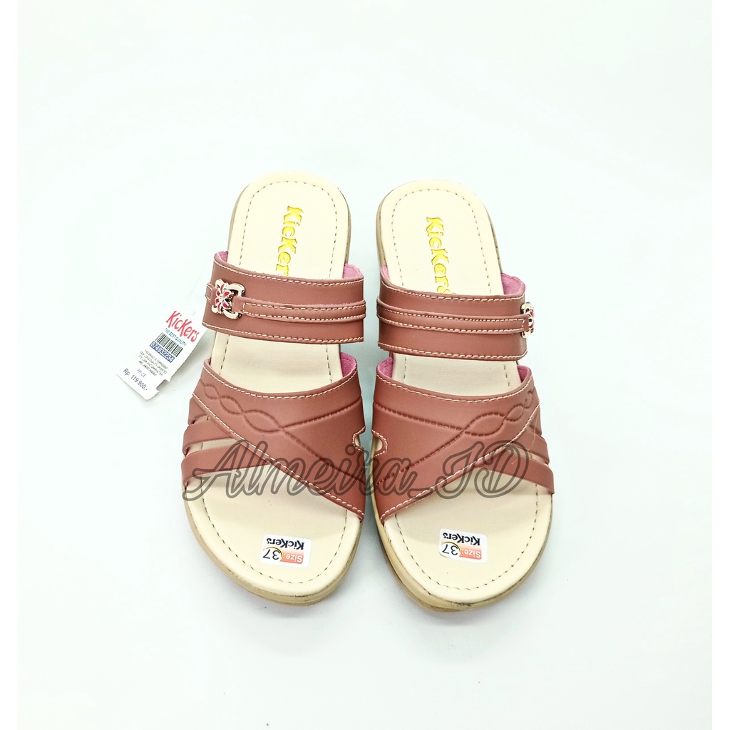 Sandal Wanita Wedges Kickers Branded | Sandal Import | Sandal Fashionable