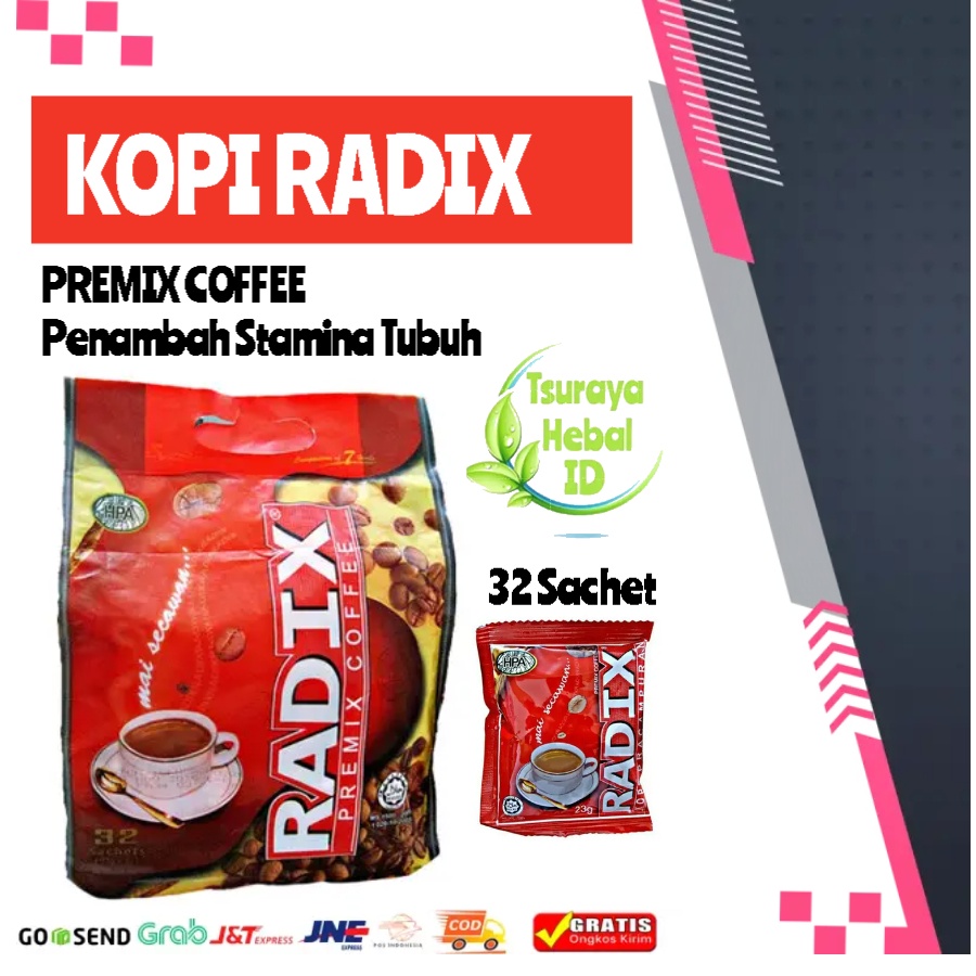 

radix hpa malaysia 32 sachet I kopi radix hpa malaysia original