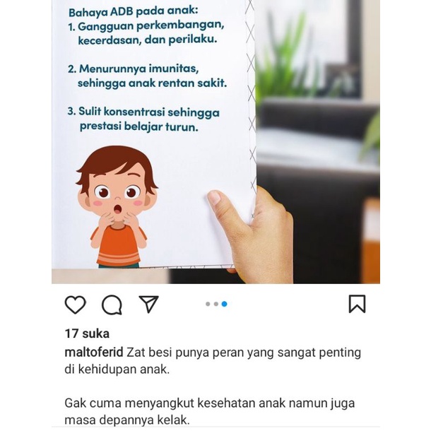 Maltofer Chew per butir vitamin zat besi anemia anak ibu hamil adb hb