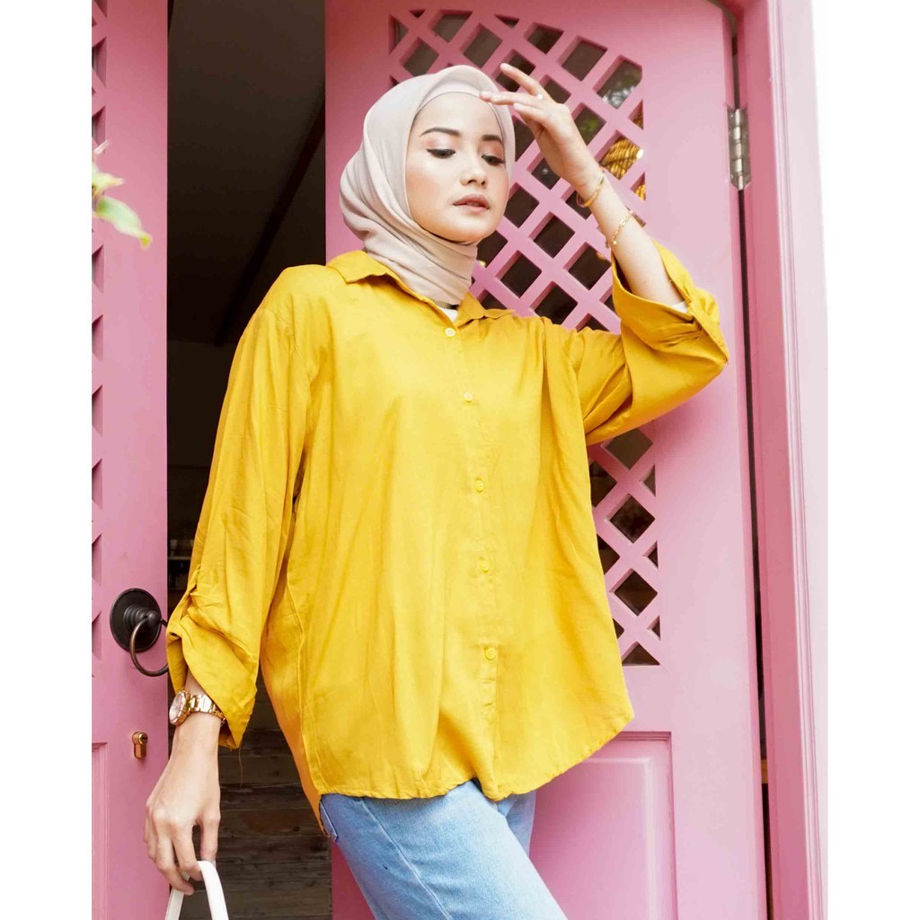 WOW-Ketty Kemeja Rayon Premium Wanita