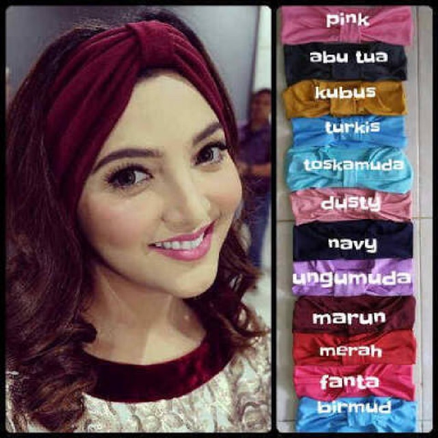 ✿ELYSABETHME✿ (Beli 1 gratis 1) a͓̽k͓̽s͓̽e͓̽s͓̽o͓̽r͓̽i͓̽s͓̽ Bandana andriana bando adriana korea seringmuncul di tv artis aksesori rambut