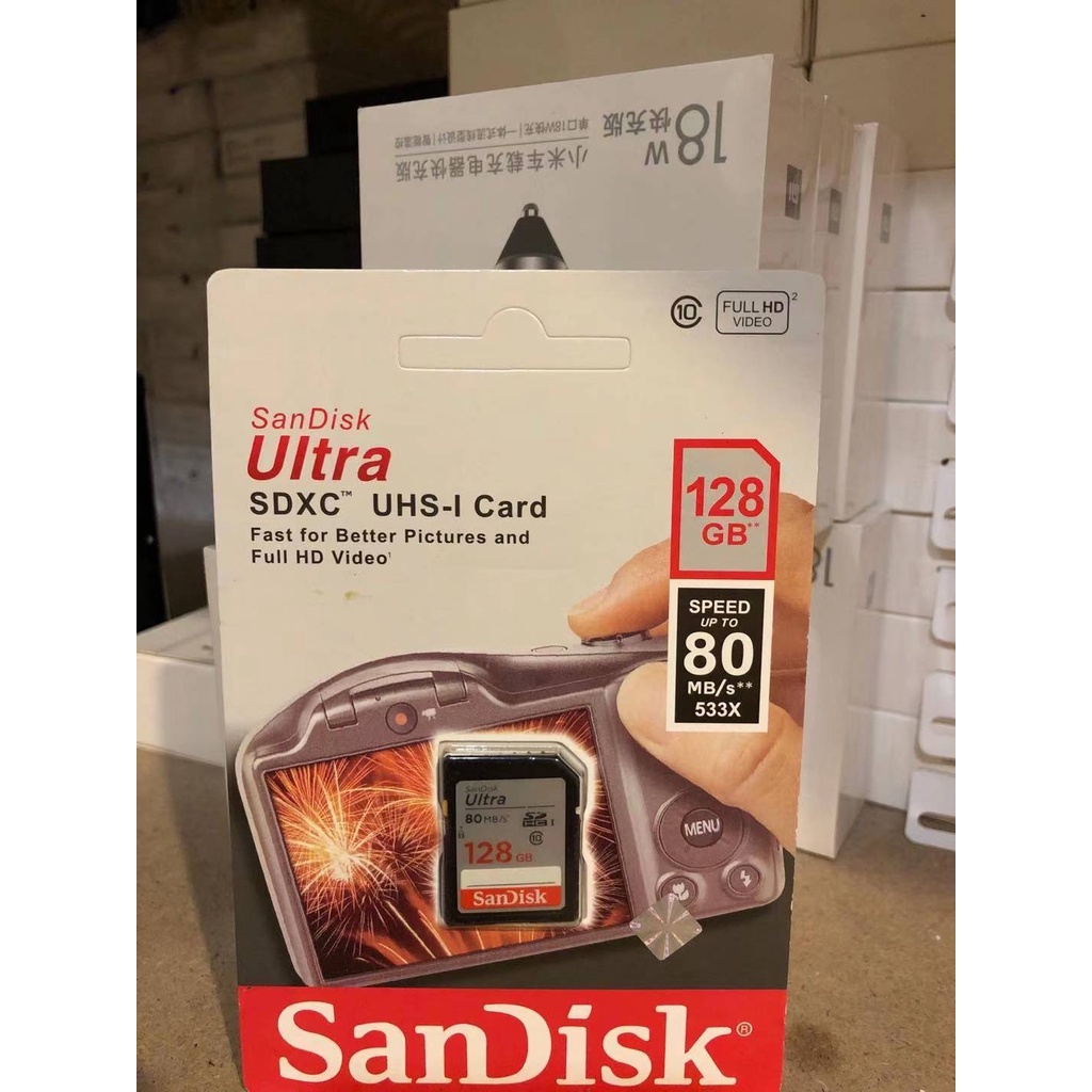 Kartu memori card Sandisk Ultra SDXC UHS-I Card / SD Card Class 10 80MBps - 32GB 64GB 128GB 100% ORI-4