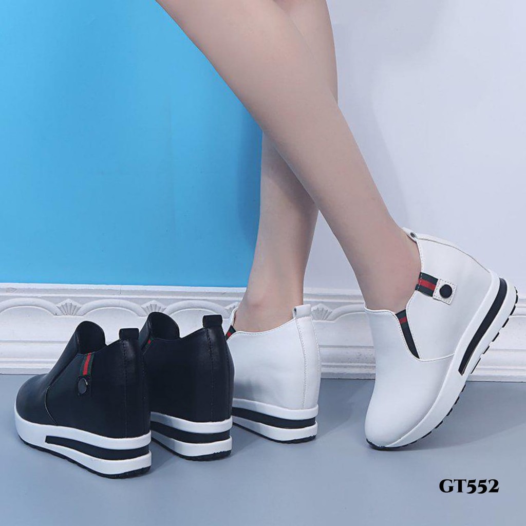 Wajib up 1 size PRF Sepatu Sneakers Wedges Fashion Korea GT552