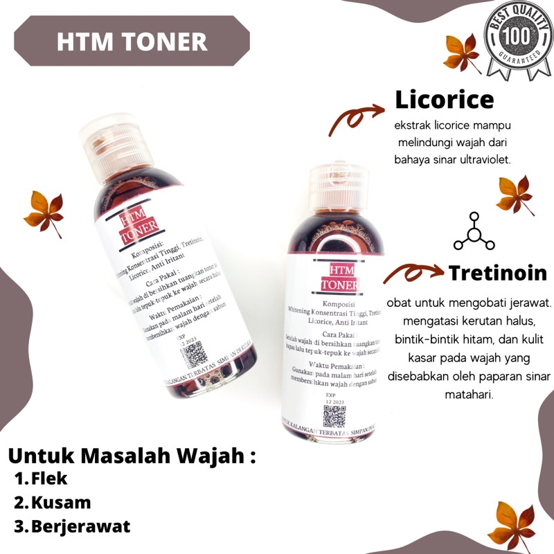 TONER FLEK || TONER HTM || TONER GLOWING || TONER KUSAM || WAJAH FLEK BERAT