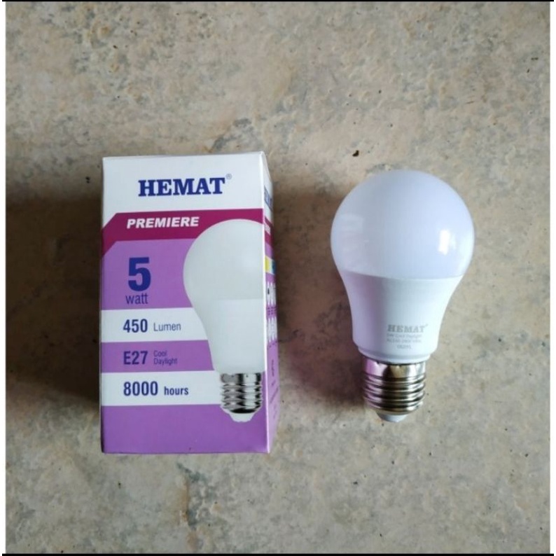 Lampu LED Hemat premiere 5 watt