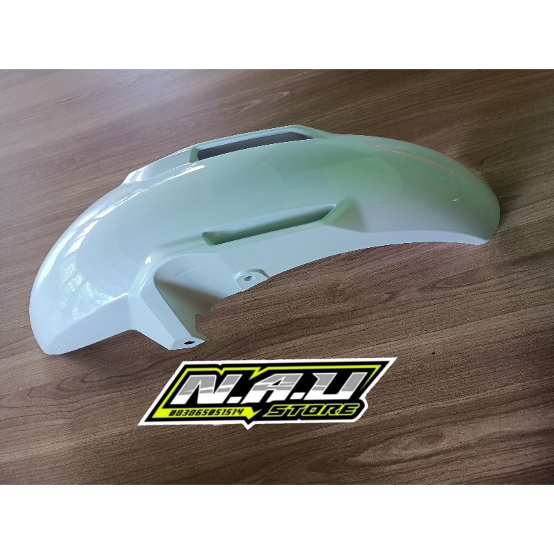 Slebor Depan Satria Fu Injeksi Putih ORI SGP (Suzuki Genuine Parts)