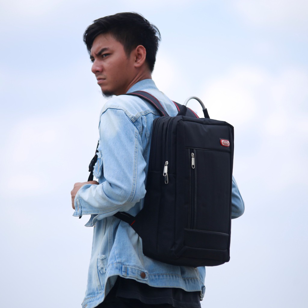 New Tas Laptop 14 Inch Ransel Original Multifungsi Backpack Kuliah Kerja Pria Laki-laki